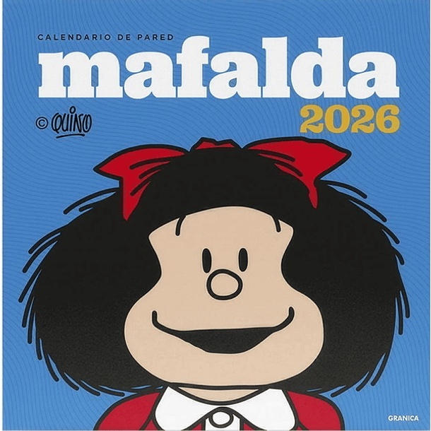 Calendario De Pared Mafalda 2026
