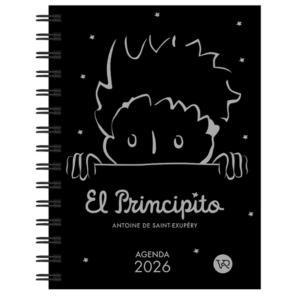Agenda Principito 2026 Negra