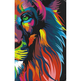 Biblia Reina Valera 1960 Tamaño Manual Letra Grande Leon Colores (Td)