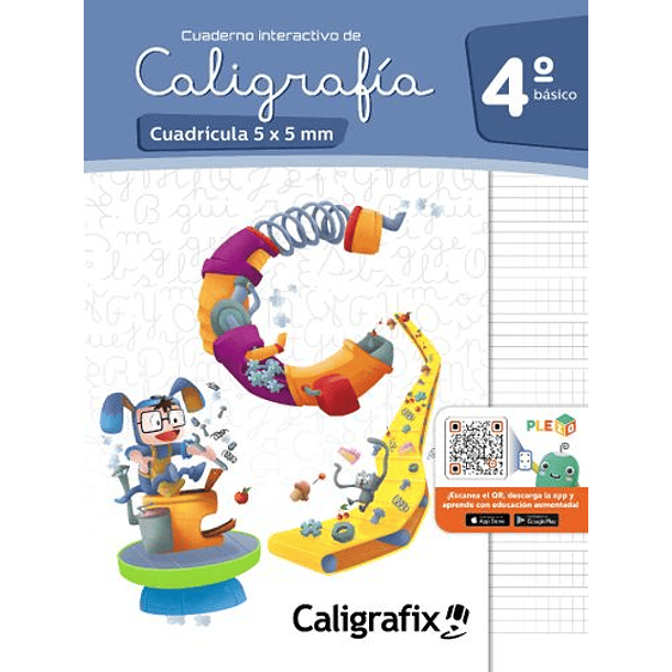 Caligrafia En Cuadricula 4º Basico 