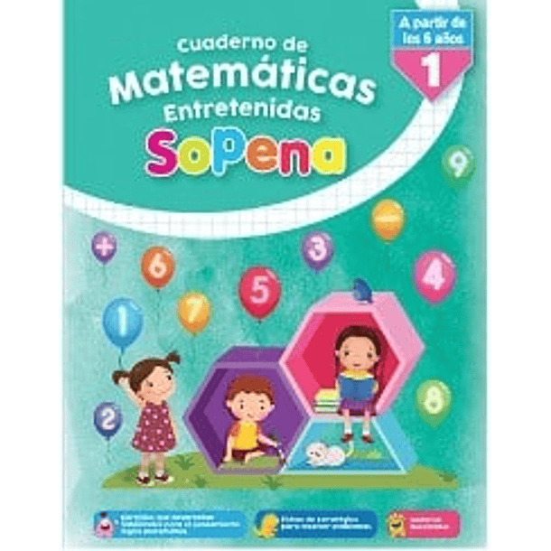 Cuaderno De Matemáticas Entretenidas Sopena - A Partir De Los 6 Años - 1