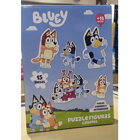 Bluey Puzzle Figuras 