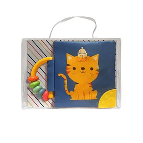 Gato: Mi Libro Suave - Sonajero Y Mordillo