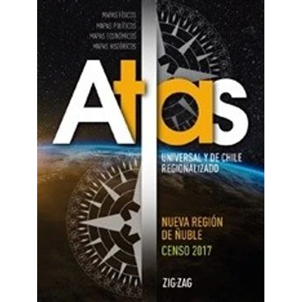 Atlas Universal Y De Chile Regionalizado Censo 2017