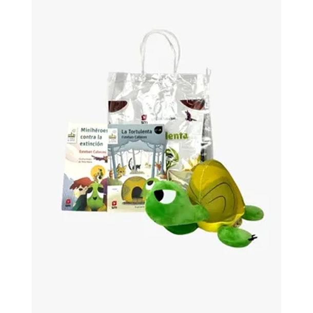 Pack Tortulenta (La Tortulenta-miniheroes Contra La Extincion + Peluche)