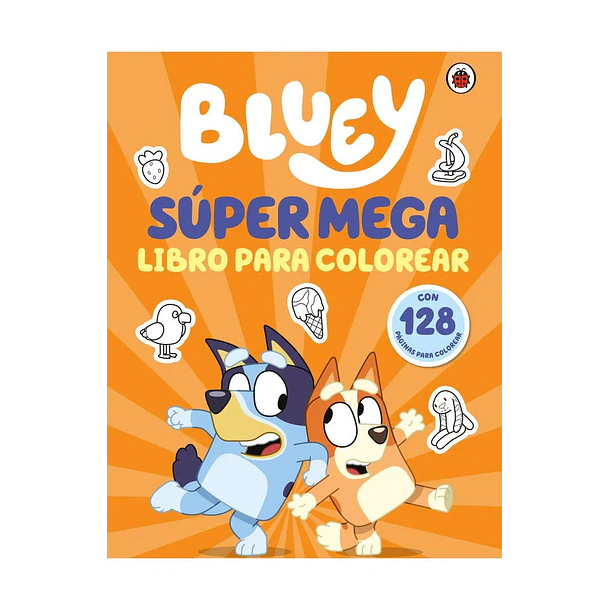 Bluey: Super Mega Libro Para Colorear