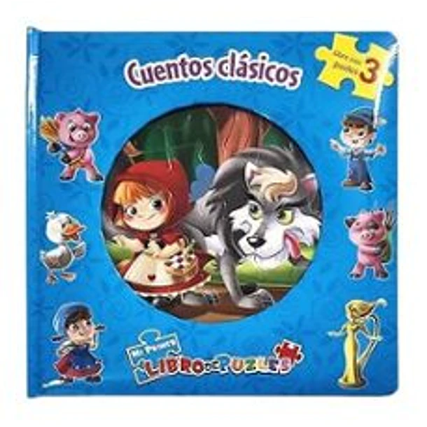 Cuentos Clasicos (Libro Contiene  3 Puzles)