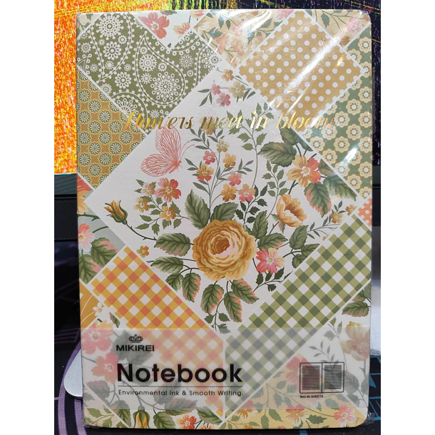 Flowers Meet In Bloom Notebook Tapa Dura