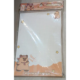 Block De Notas Capibara Kawai