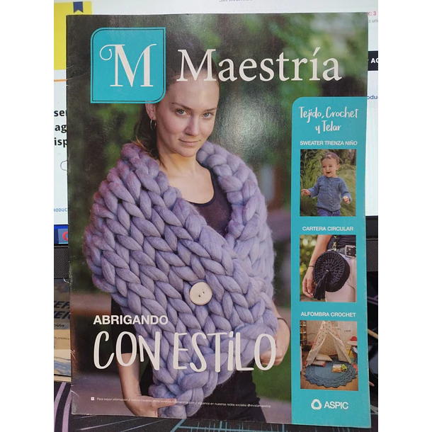Maestría Abrigando Con Estilo / Tejido,crochet Y Telar