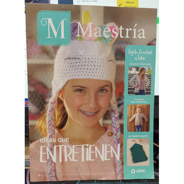 Maestría Ideas Que Entretienen/tejido,crochet Y Telar