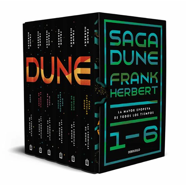 Estuche Saga Dune 1-6 Completa Bolsillo