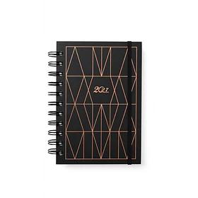 Agenda 2027 Diseño Geometrico Rose Gold 