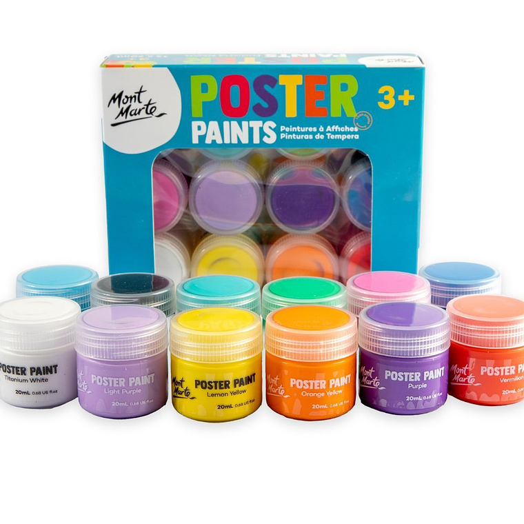 Set 12 Temperas 20 Ml Mont Marte  1