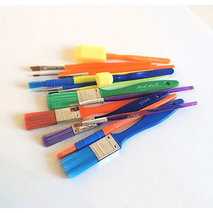 Kit De Pinceles y Brochas Para Pintar 15 Pcs Mont Marte