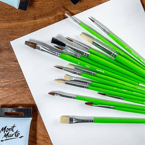 Set de 15 Pinceles Artísticos Esenciales Mont Marte