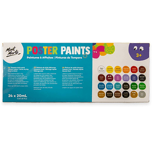 Set 24 Temperas 20 Ml Mont Marte 