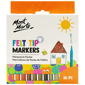 Set 36 Plumones de Fieltro Mont Marte