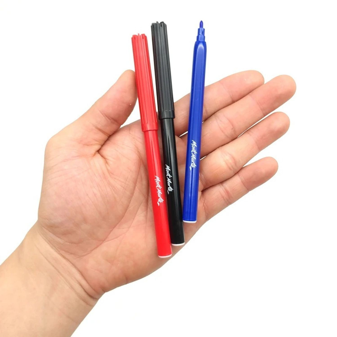 Set 12 Plumones Color Para Pintar De Fieltro Mont Marte 3