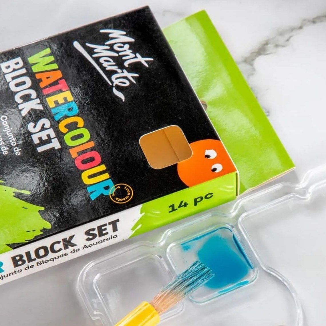 Mont Marte Block Set Acuarelas 12 Colores 5