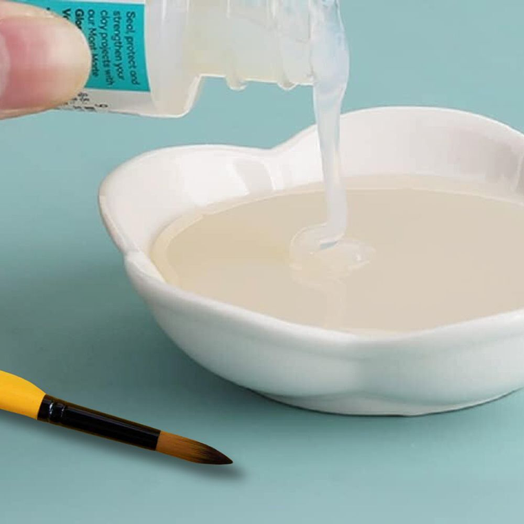 Barniz Brillante Transparente 120ml Para Arcilla y Cerámica Mont Marte 3