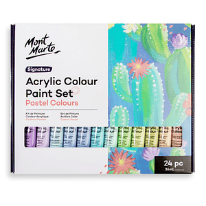Estuche 24 Pinturas Acrílicas Mont Marte