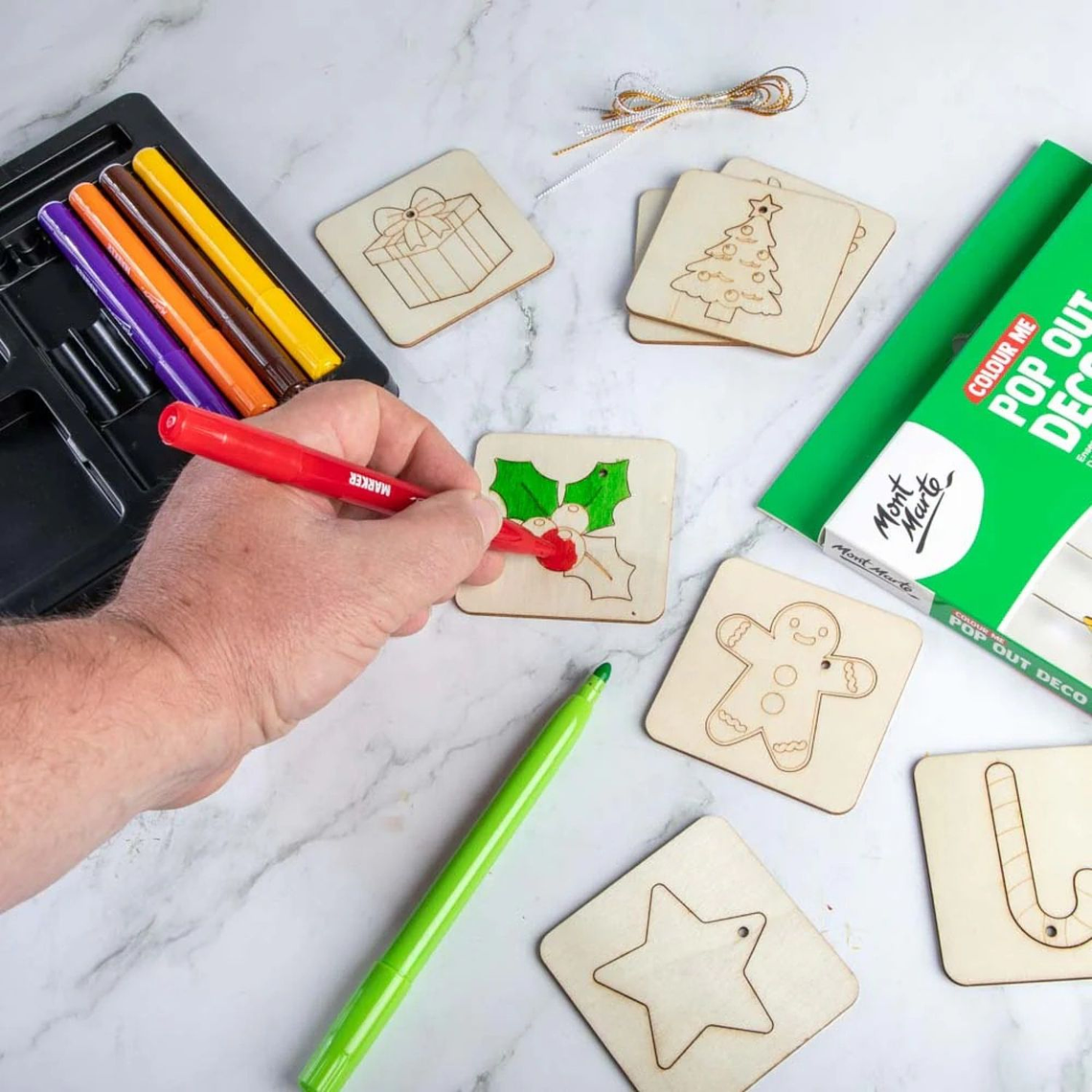 Set Manualidades Niños Crear Adornos De Navidad Mont Marte 3