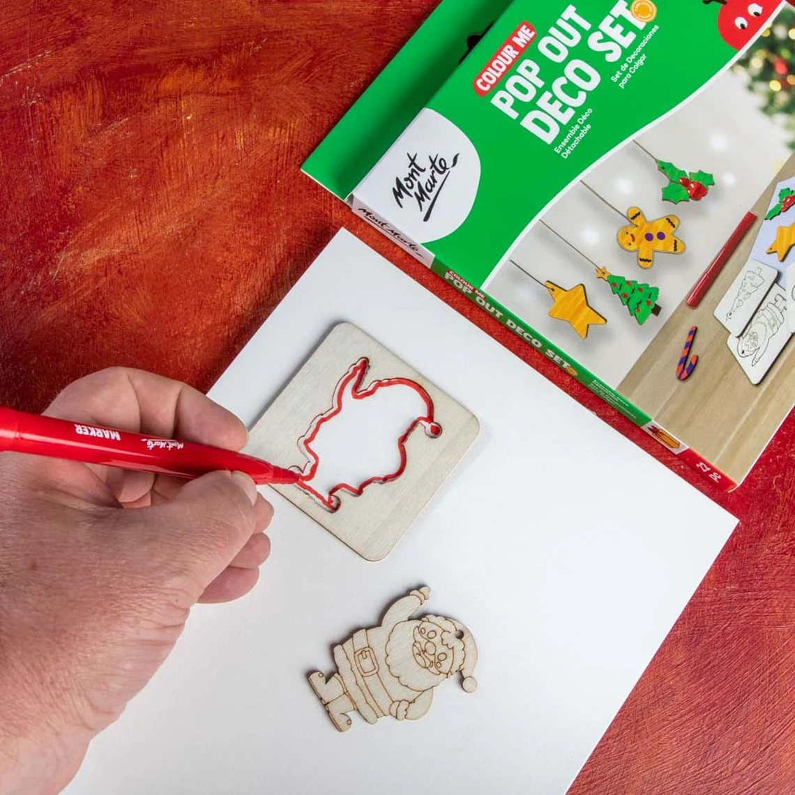 Set Manualidades Niños Crear Adornos De Navidad Mont Marte 6