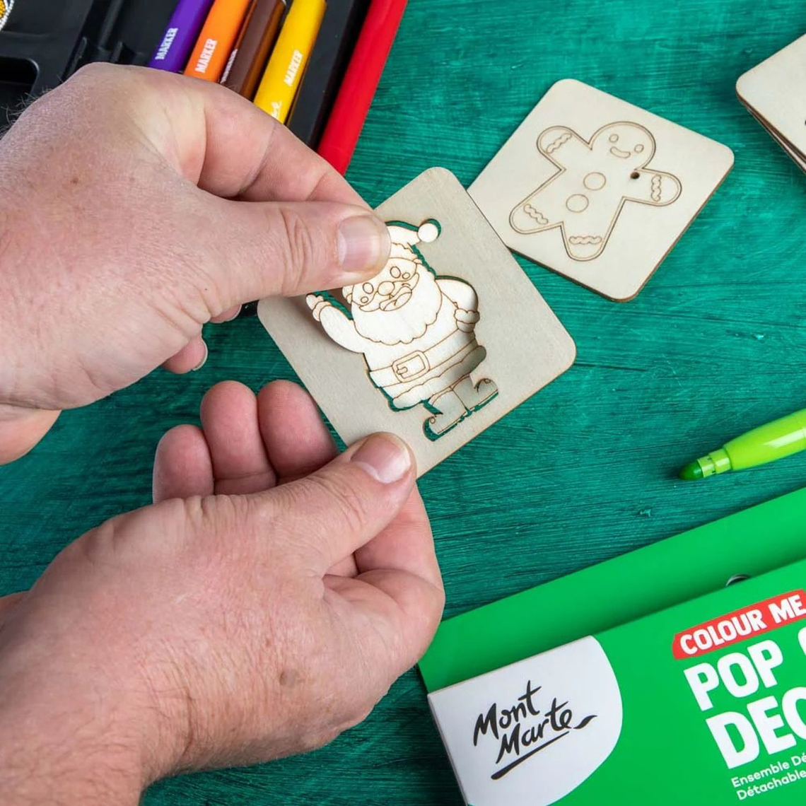 Set Manualidades Niños Crear Adornos De Navidad Mont Marte 7