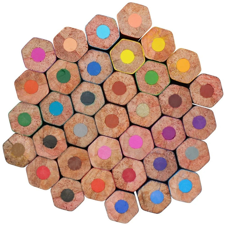 Lápices De Colores 36 Pcs Pigmento Vibrante Mont Marte 4