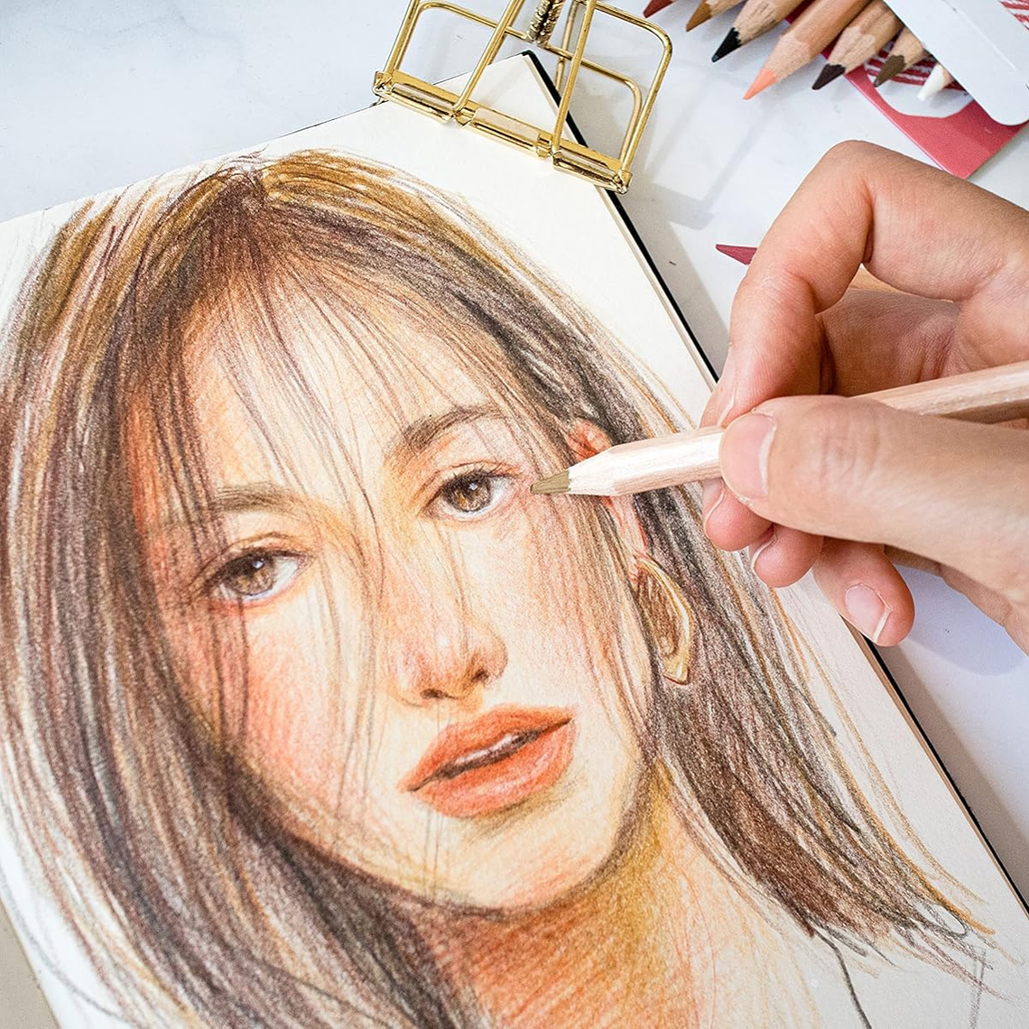 Set 12 Lápices De Dibujo Color Piel Profesional Mont Marte 5