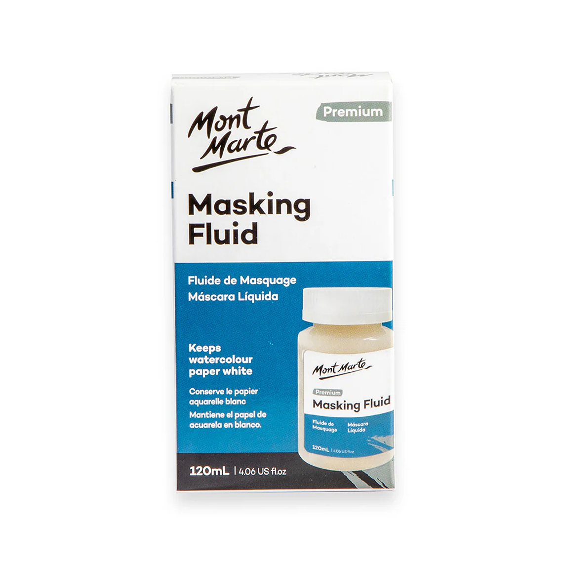 Líquido Enmascarador Para Acuarela Masking 120ml Mont Marte 1