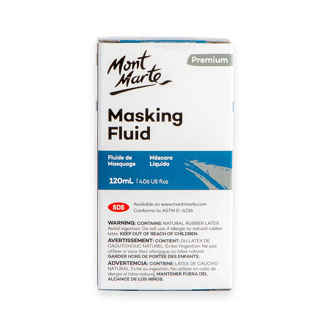 Líquido Enmascarador Para Acuarela Masking 120ml Mont Marte 6