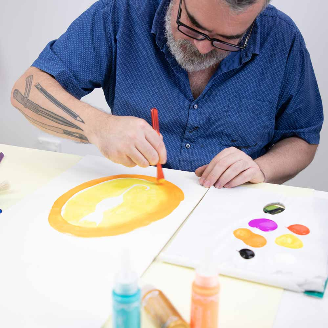 Set 24 Temperas Grandes 60 Ml Mont Marte Con Aplicador 6