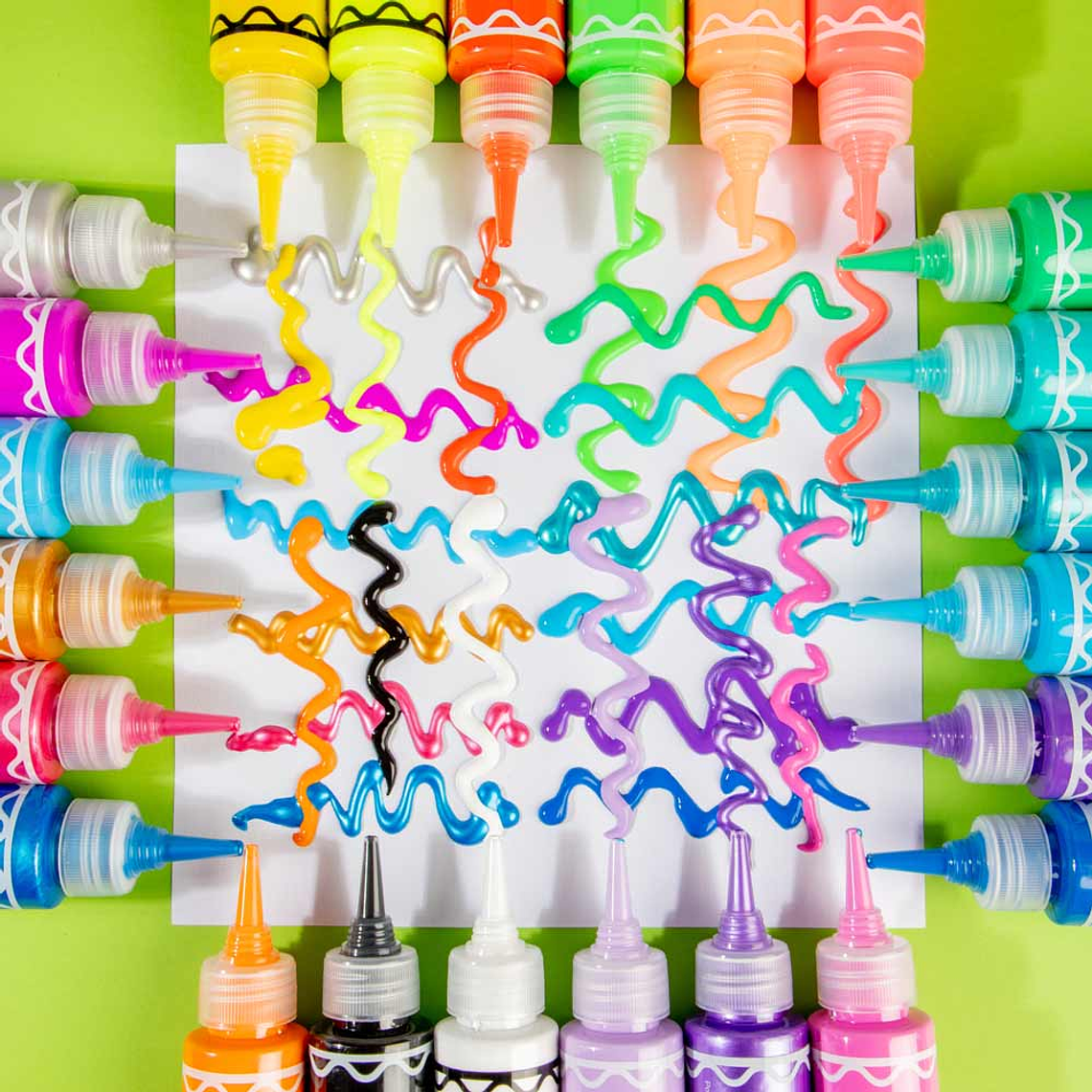 Set 24 Temperas Grandes 60 Ml Mont Marte Con Aplicador 8