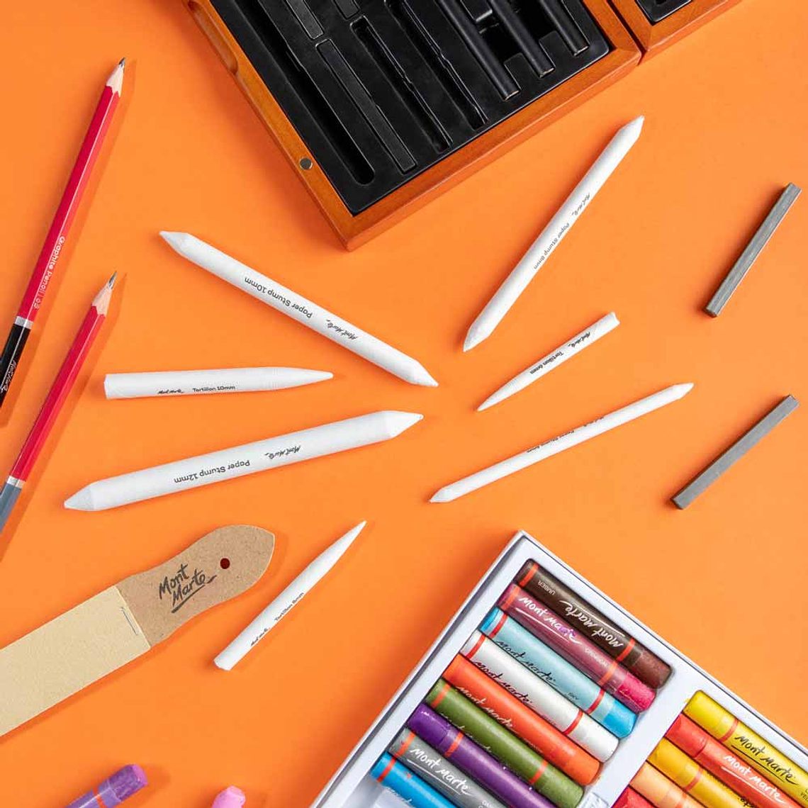 Set De 7 Lápices Difuminadores Para Dibujo Arte Mont Marte 2