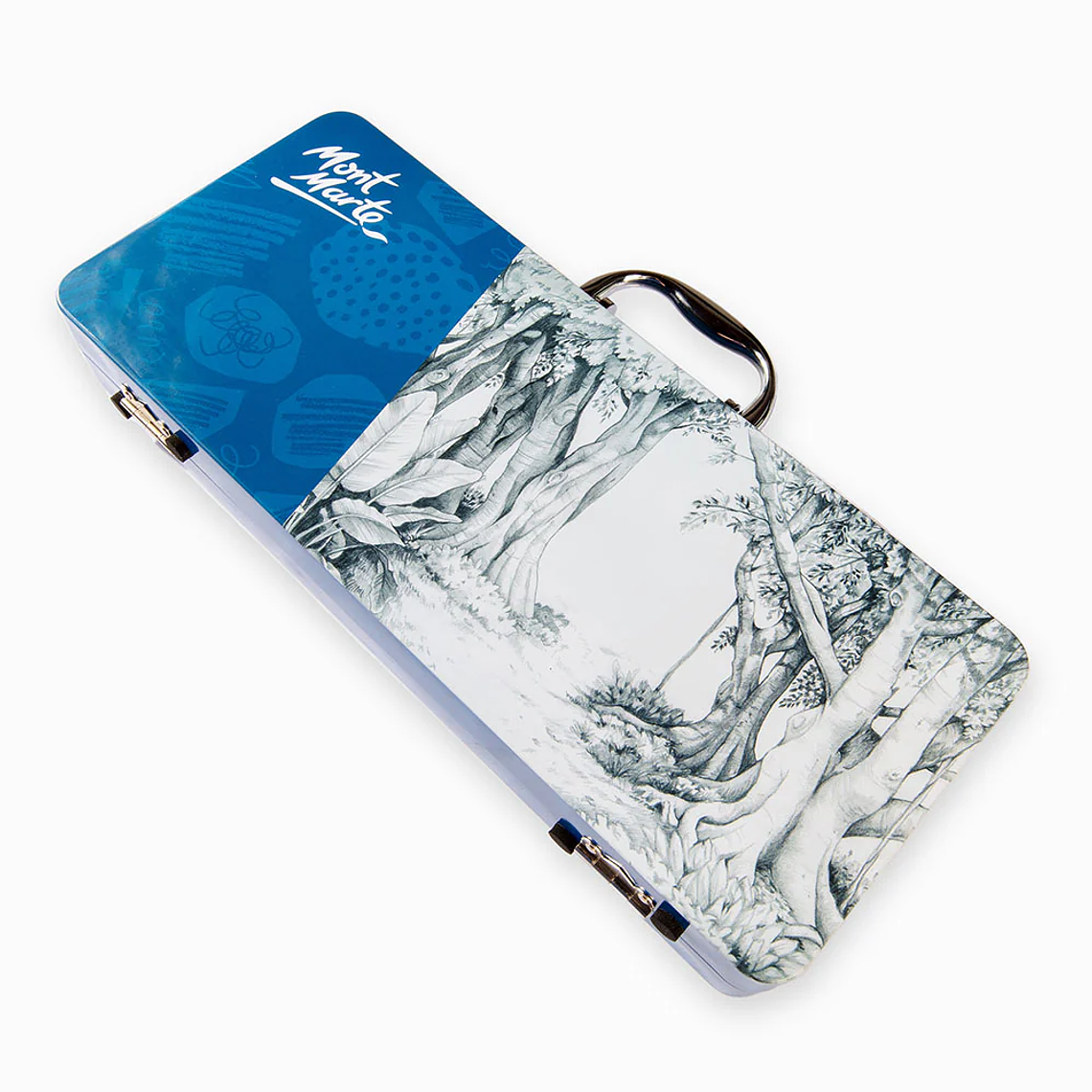 Set De Lápices Dibujo Croquis En Maleta Metálica Mont Marte 5