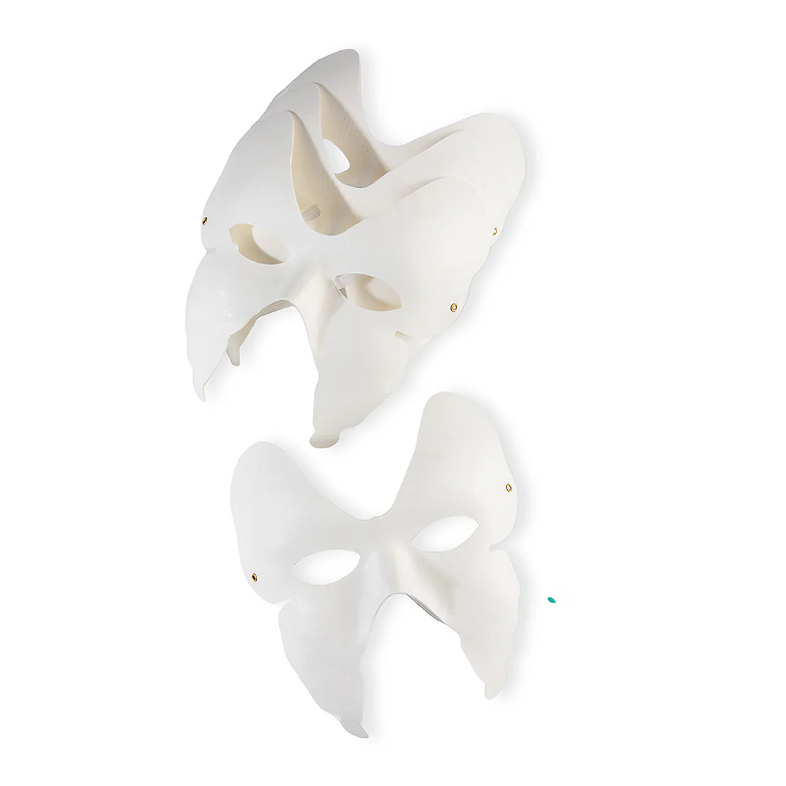 Set 4 Máscaras Fiesta Mariposa Para Pintar Mont Marte 3