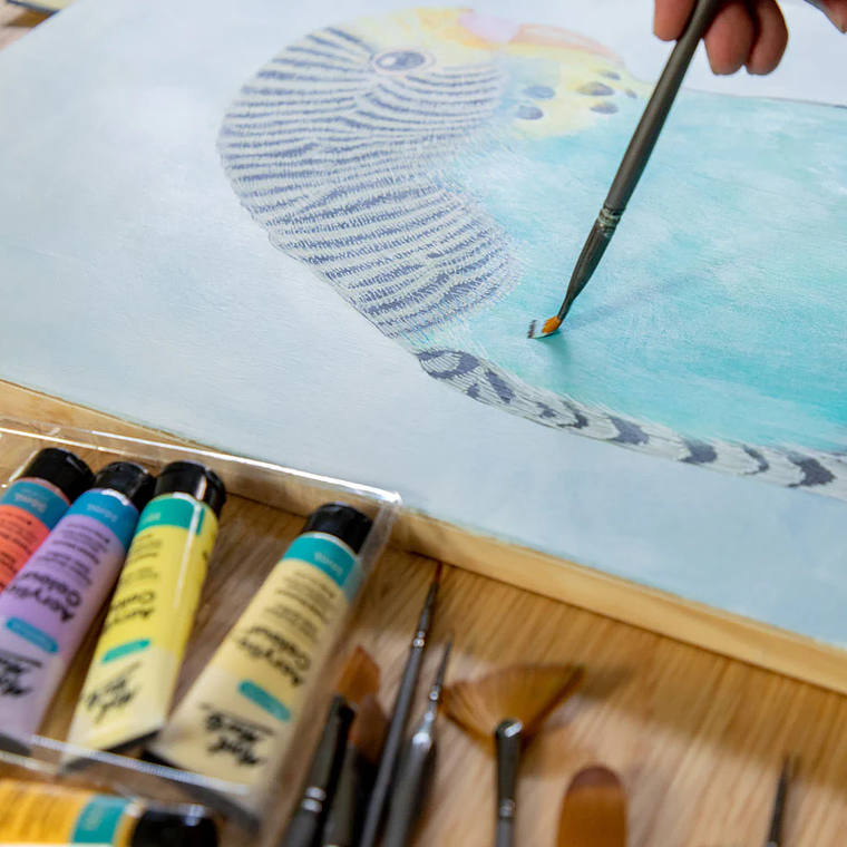 Estuche 24 Pinturas Acrílicas Mont Marte 4