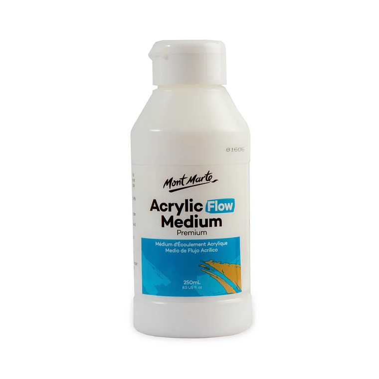 Medium De Flujo Para Pintura Acrílica 250 Ml Mont Marte 1