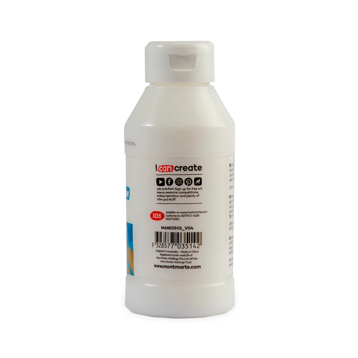 Medium De Flujo Para Pintura Acrílica 250 Ml Mont Marte 2