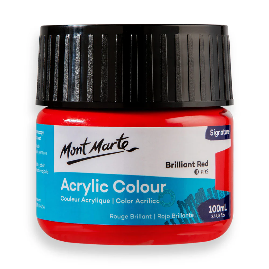 Pinturas Acrílicas Mont Marte 100 Ml Pote Colores 1