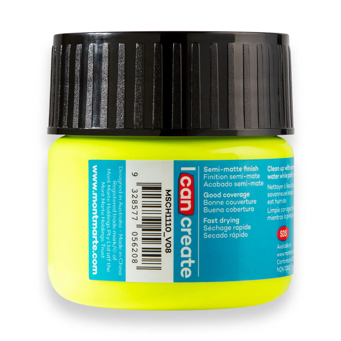 Pinturas Acrílicas Fluor Mont Marte 100 Ml Colores 2