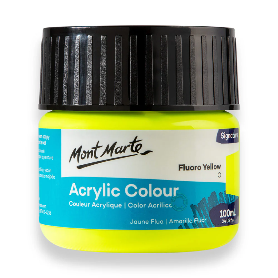 Pinturas Acrílicas Fluor Mont Marte 100 Ml Colores 1