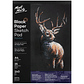 Block Dibujo Papel Negro A4 Oficio 25 Hojas 140g  Mont Marte - Miniatura 1