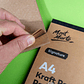 Block Dibujo Papel Kraft A4 Oficio 50 Hojas 115g Mont Marte - Miniatura 2
