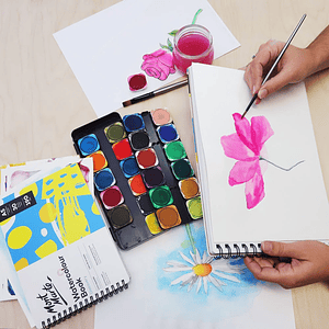 Croquera Dibujo Acuarela A5 190 Gsm 30 Hojas Mont Marte