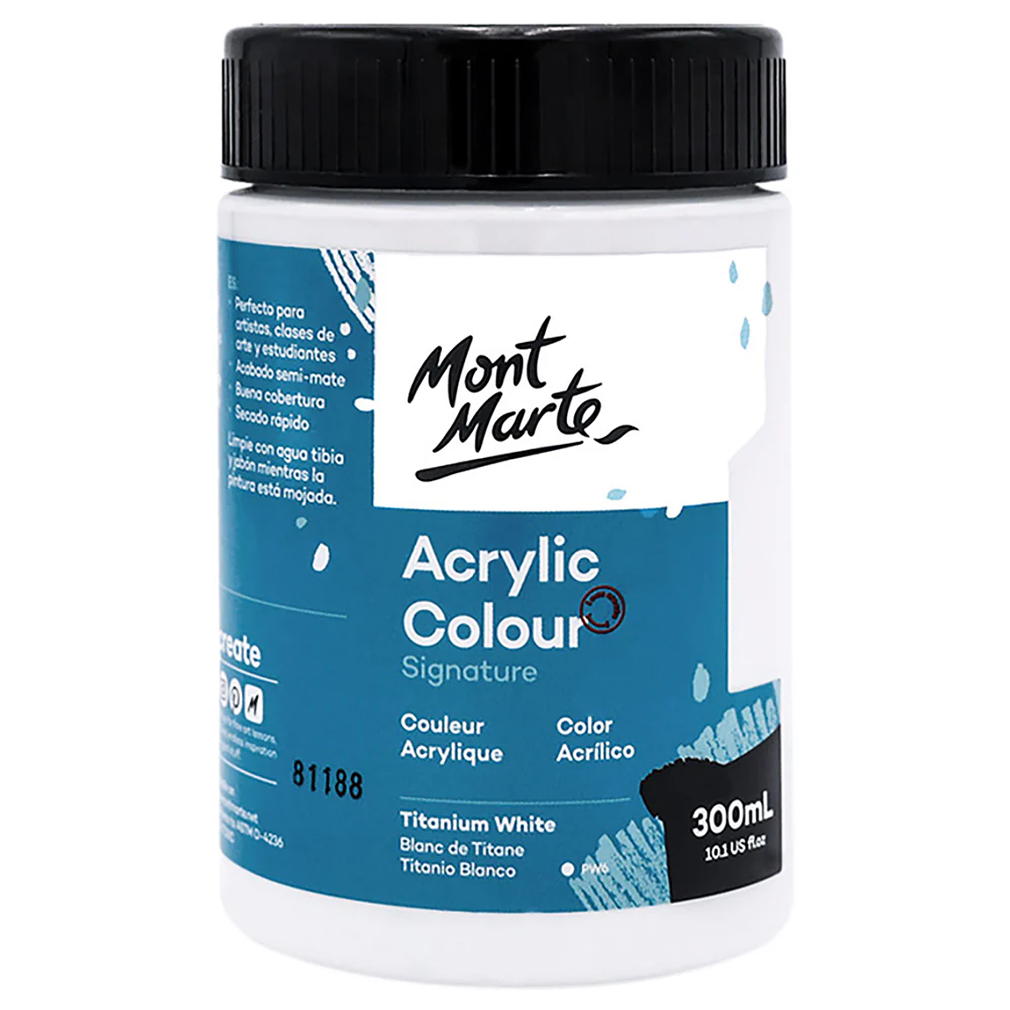Pintura Acrílica Mont Marte 300 Ml - Varios Colores 5