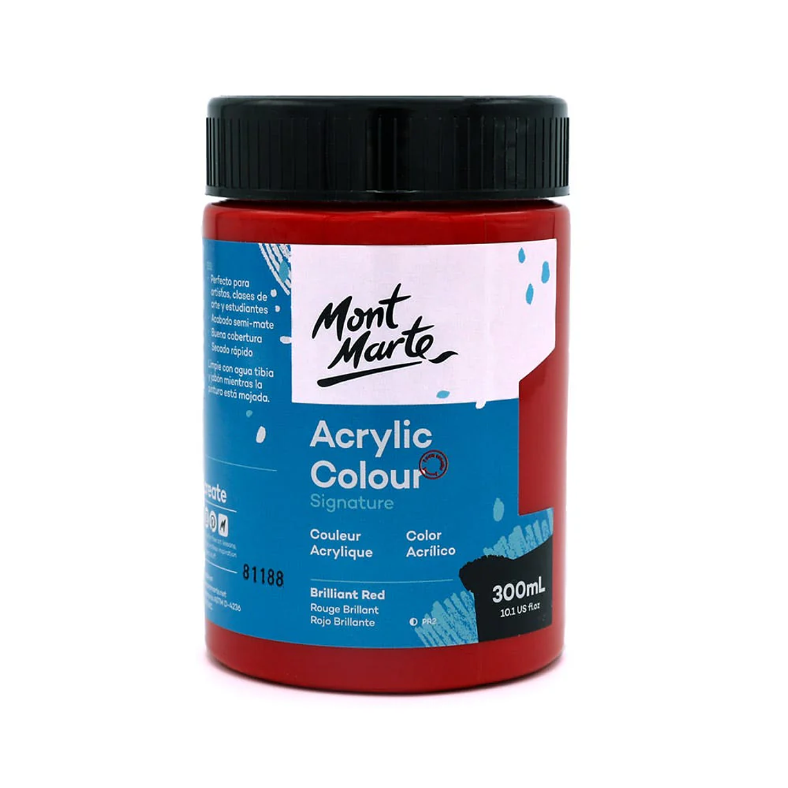 Pintura Acrílica Mont Marte 300 Ml - Varios Colores 16