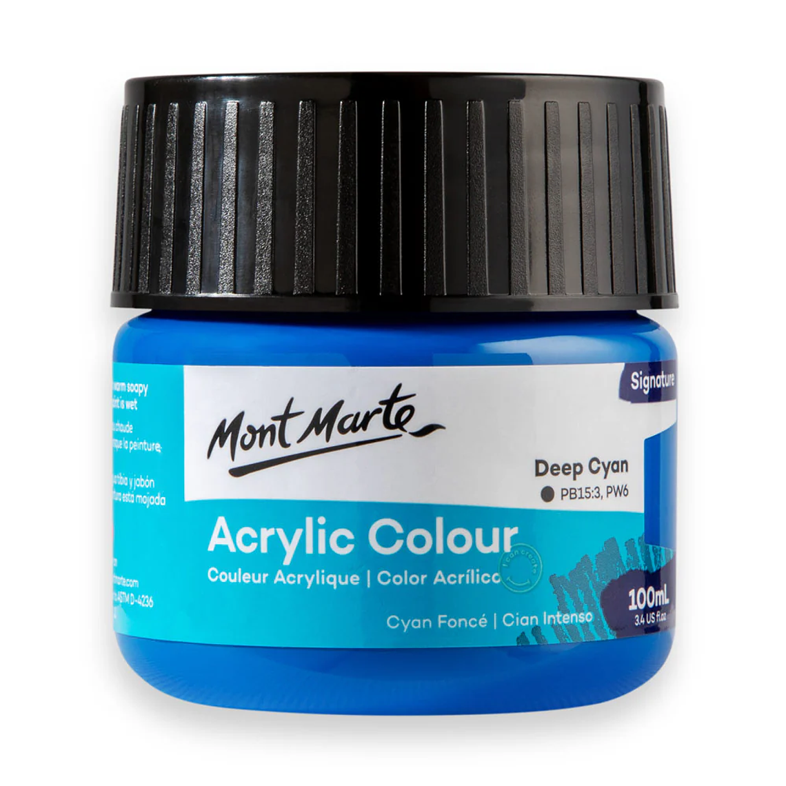 Pinturas Acrílicas Mont Marte 100 Ml Pote Colores 9